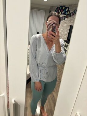EUC - JCrew Blue Blouse